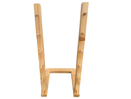 Drevený stojan na 6 nožov